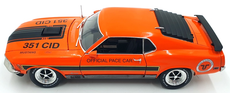 Greenlight 1/18 Scale HWY-18033 -1970 Ford Mustang Mach 1 Pace Car - Orange