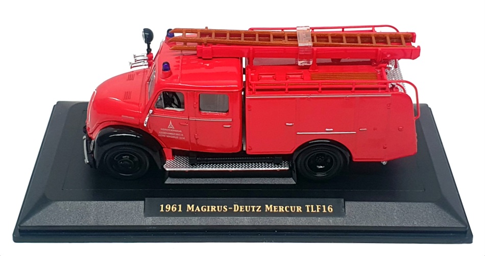 Road Signature 1/43 Scale 43010 - 1961 Magirus-Deutz Mercur TLF16 Fire Engine
