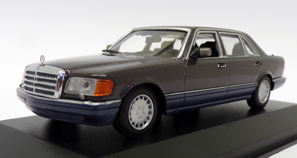 Maxichamps 1 43 Scale 940 1990 Mercedes Benz 560 Sel Met Purple Ebay