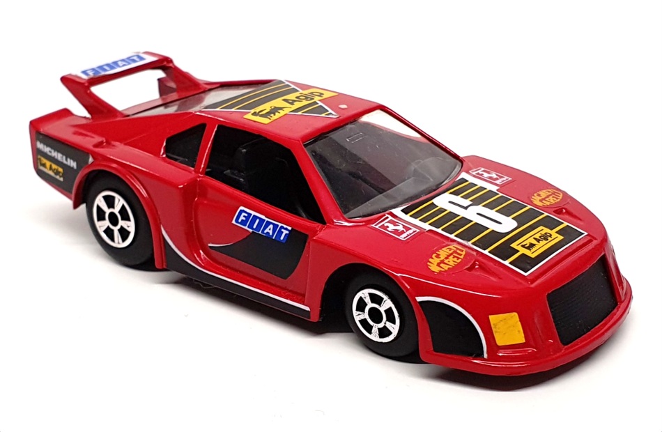 Polistil 1/40 Scale 16423A - Ferrari 308 GTB4 Turbo Race Car #6 - Red