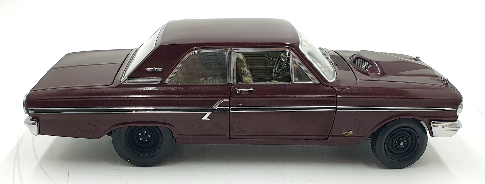 Precision 100 1/18 Scale Diecast 33057A 1964 Ford Fairlane Thunderbolt Dark Red