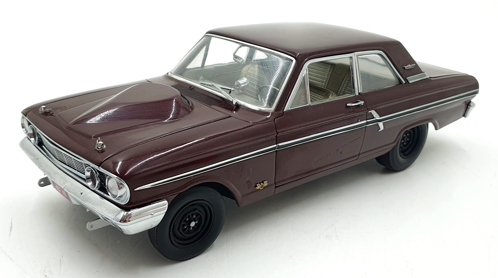 Precision 100 1/18 Scale Diecast 33057A 1964 Ford Fairlane Thunderbolt Dark Red