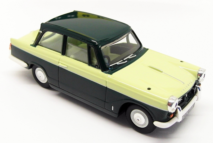 Vanguards 1/43 Scale Model Car VA5010 - Triumph Herald - Two Tone Green