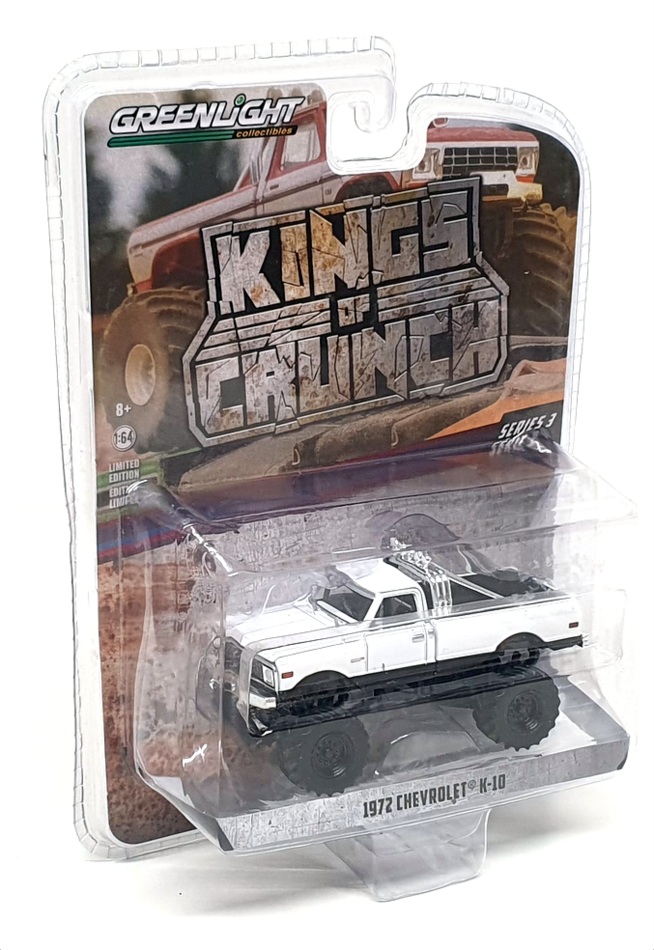 Greenlight 1/64 Scale 49030-C - 1972 Chevrolet K-10 - White