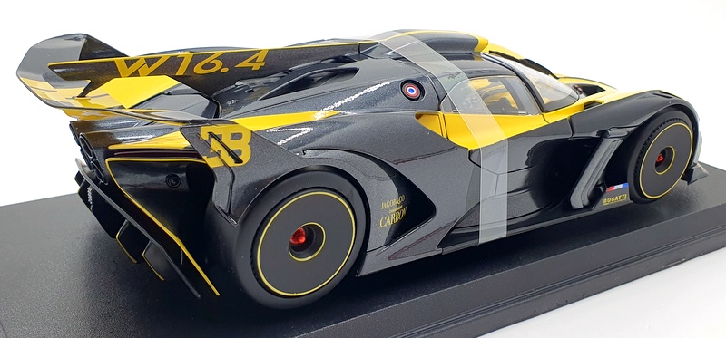 Maisto 1/18 Scale Diecast 46629 - Bugatti Bolide - Yellow/Black