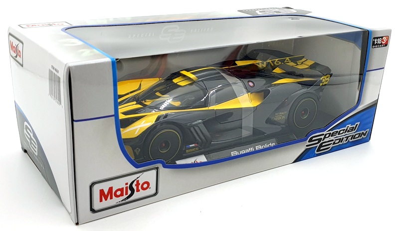 Maisto 1/18 Scale Diecast 46629 - Bugatti Bolide - Yellow