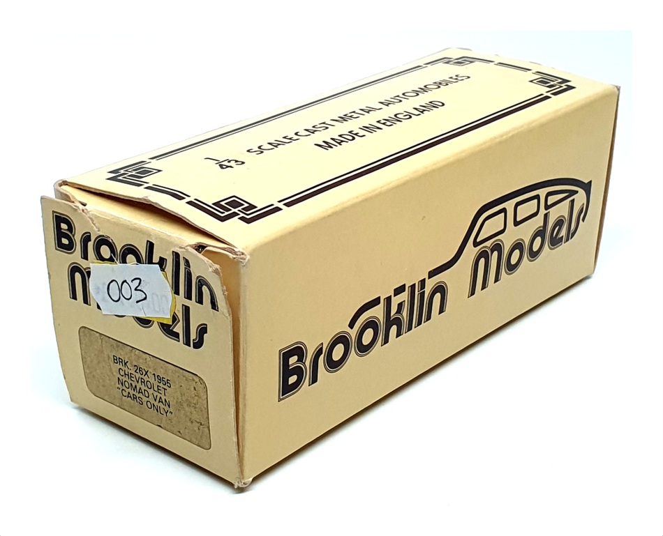 Brooklin Models 1/43 Scale BRK26X 003 - 1955 Chevrolet Nomad Van - Navy Blue Brooklin Models 1/43 Scale BRK26X 003 - 1955 Chevrolet Nomad Van - Navy Blue