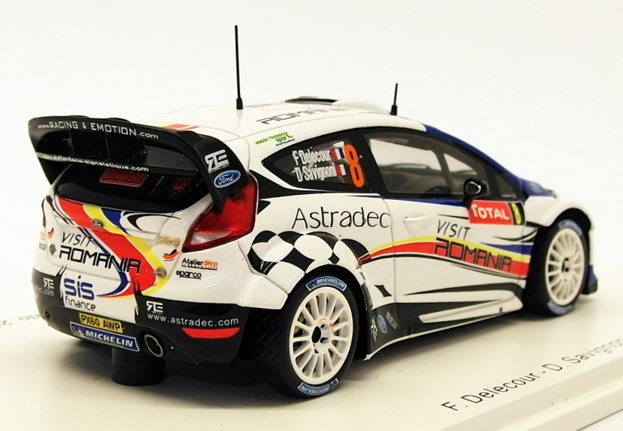 iXO Ford Fiesta WRC ミニカー 1/43 RED Blue 1/43 Ford Fiesta WRC Red Bull - Winner Rally Monte Carlo