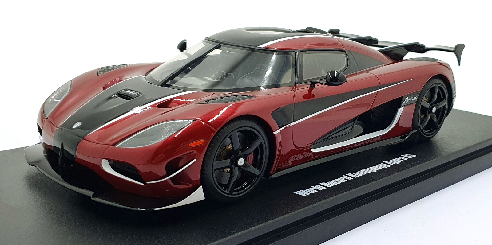 GT Spirit 1/18 Scale Resin GT931 - World Record Koenigsegg Agera RS - Red/Black
