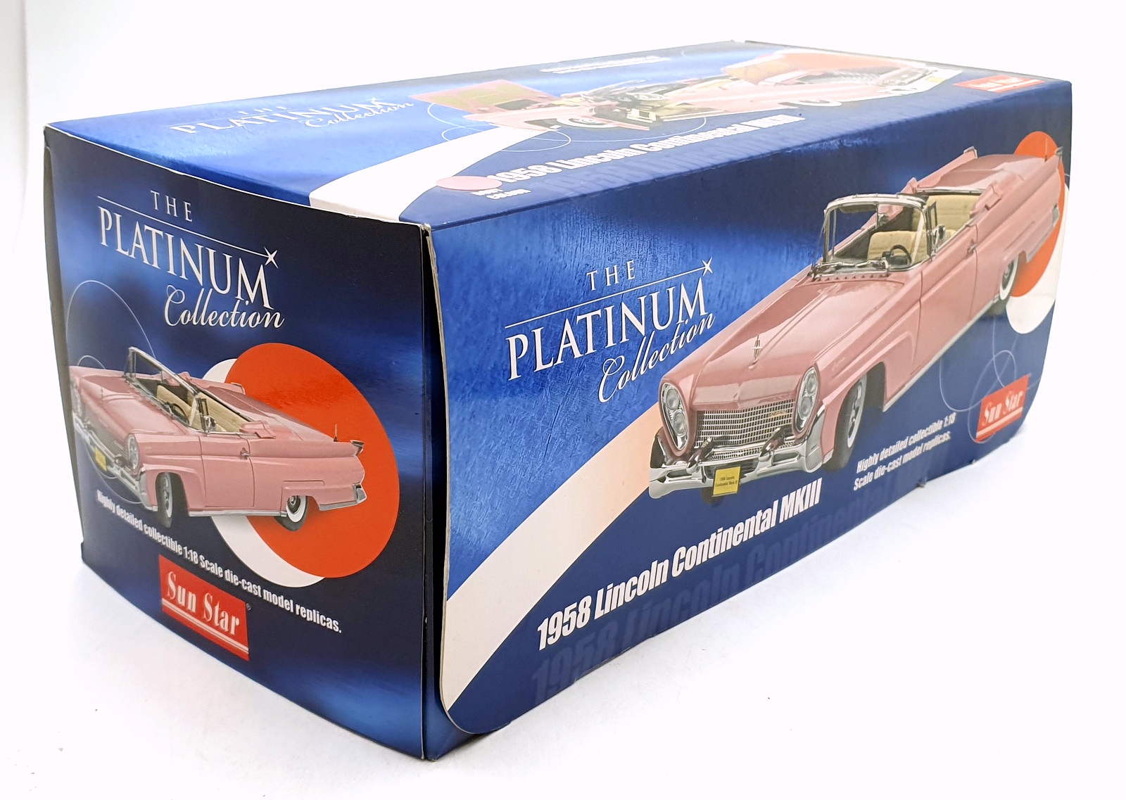 Sun Star 1/18 Scale Diecast 4702 - 1958 Lincoln Continental MKIII