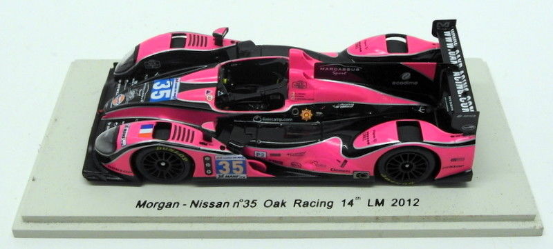 Spark 1/43 Scale Model Car S2549 - Morgan Nissan #35 14th Le Mans 2012