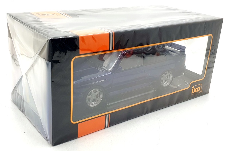 IXO Models 1/18 Scale Diecast 18CMC122 - BMW E30 M3 1989 - Met