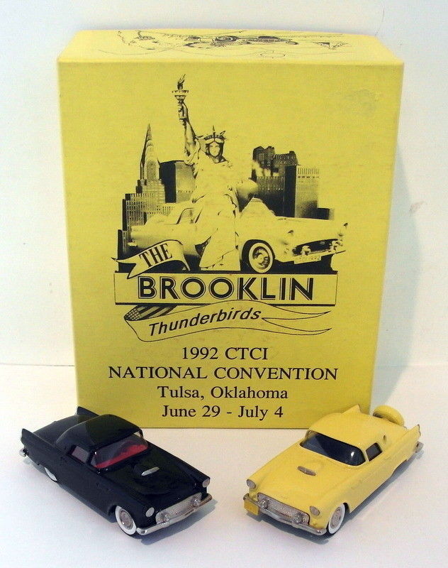 Brooklin 1/43 Scale BRK13 & BRK13X - 1956 & 1955 Ford Thunderbird