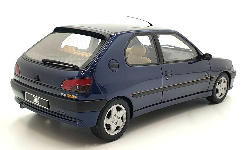 Otto Mobile1/18 Scale Resin - OT385 Peugeot 306 - Eden Park Blue