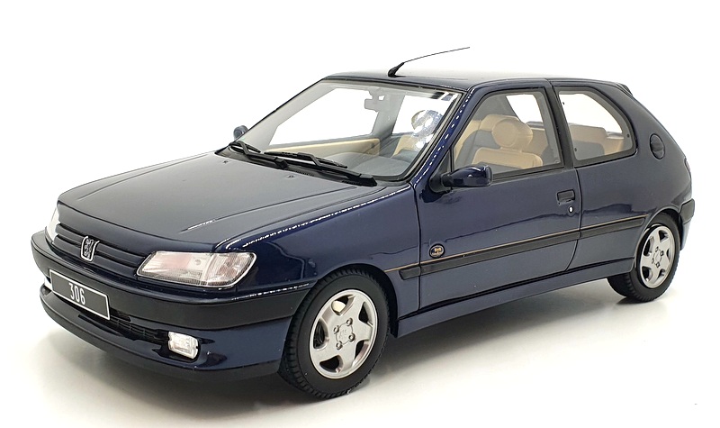 Otto Mobile1/18 Scale Resin - OT385 Peugeot 306 - Eden Park Blue