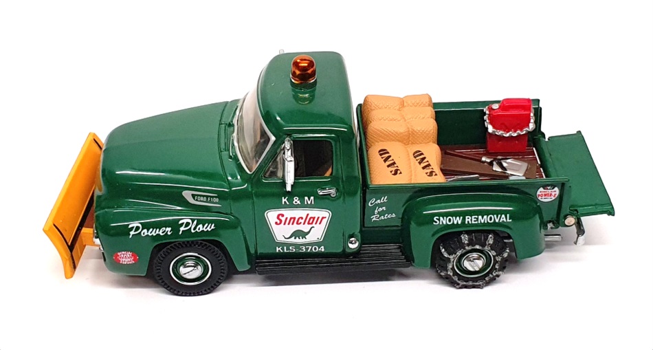 Matchbox 1/43 Scale YRS04-M - 1954 Ford F-100 Snow Plough Sinclair - Green