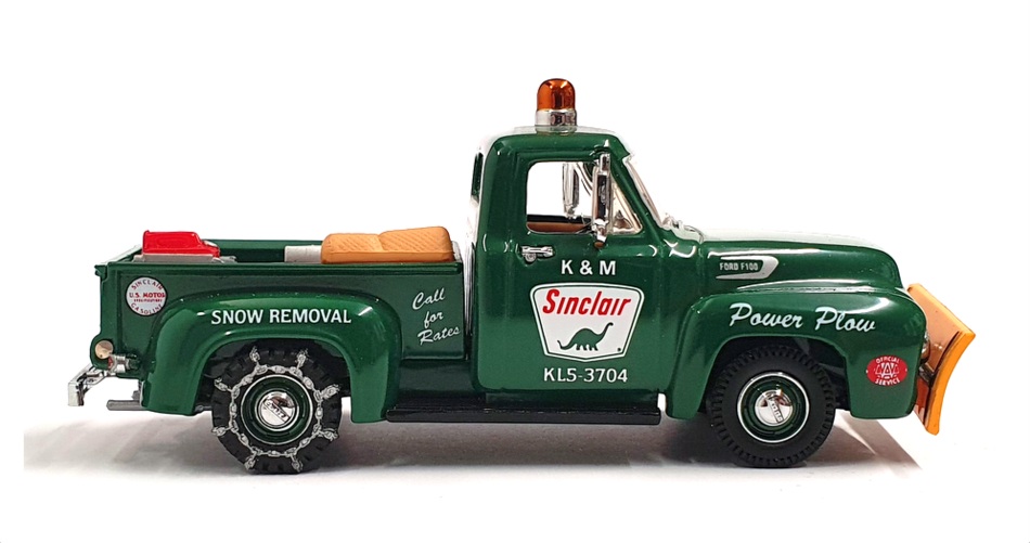 Matchbox 1/43 Scale YRS04-M - 1954 Ford F-100 Snow Plough Sinclair - Green