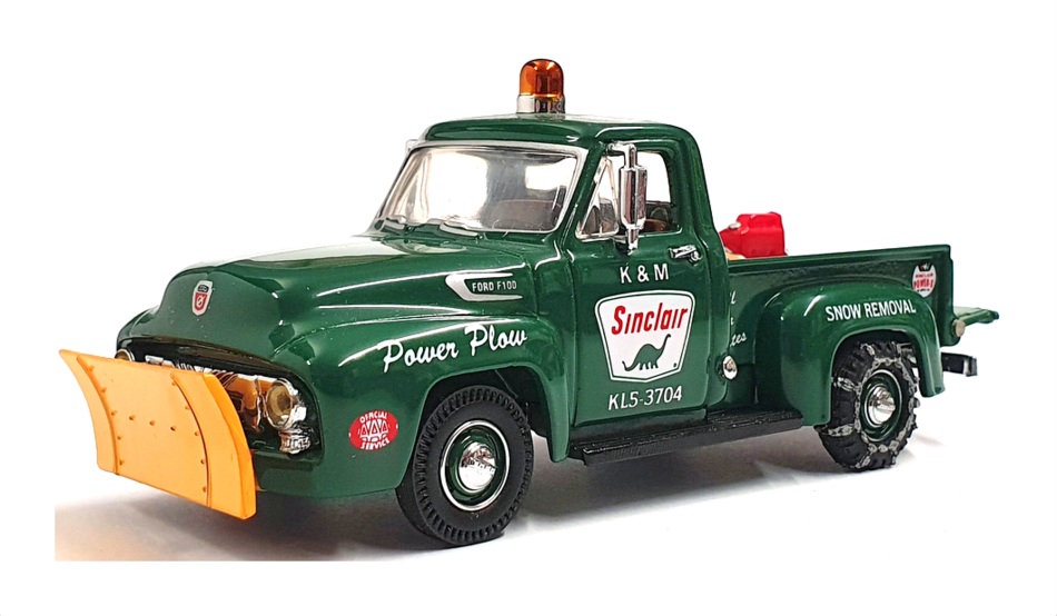 Matchbox 1/43 Scale YRS04-M - 1954 Ford F-100 Snow Plough Sinclair - Green