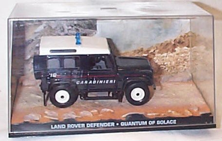 Fabbri 1/43 Scale Diecast - Land Rover Defender - Quantum of Solace