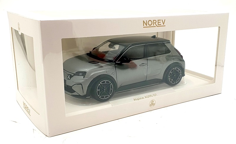 Norev 1/18 Scale Diecast 185451 - 2025 Alpine A290 GT - Grey/Black Norev 1/18 Scale Diecast 185451 - 2025 Alpine A290 GT - Grey/Black