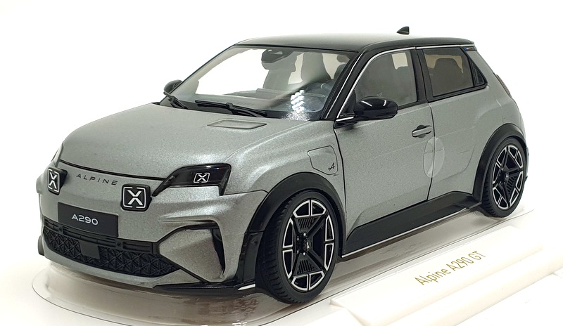 Norev 1/18 Scale Diecast 185451 - 2025 Alpine A290 GT - Grey/Black Norev 1/18 Scale Diecast 185451 - 2025 Alpine A290 GT - Grey/Black