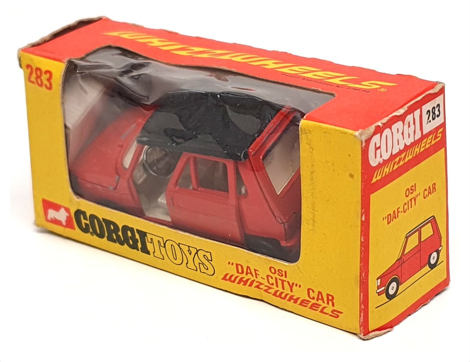 Corgi Toys Original Diecast 283 - OSI Daf City Car - Red/Black
