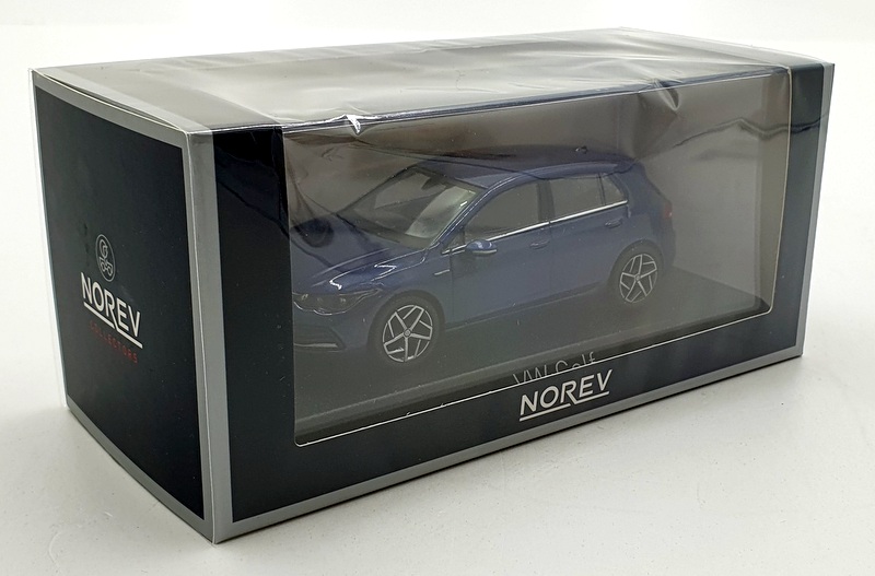Norev 1/43 Scale 840134 - 2020 VW Golf - Blue Metallic