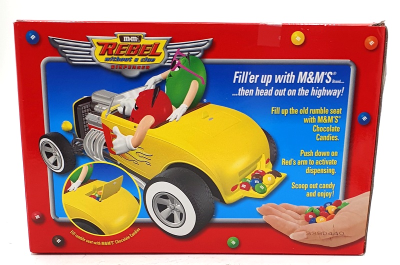 M&Ms 10558 - Rebels without a Clue Candy Dispenser Car - Yellow M&Ms 10558 - Rebels without a Clue Candy Dispenser Car - Yellow