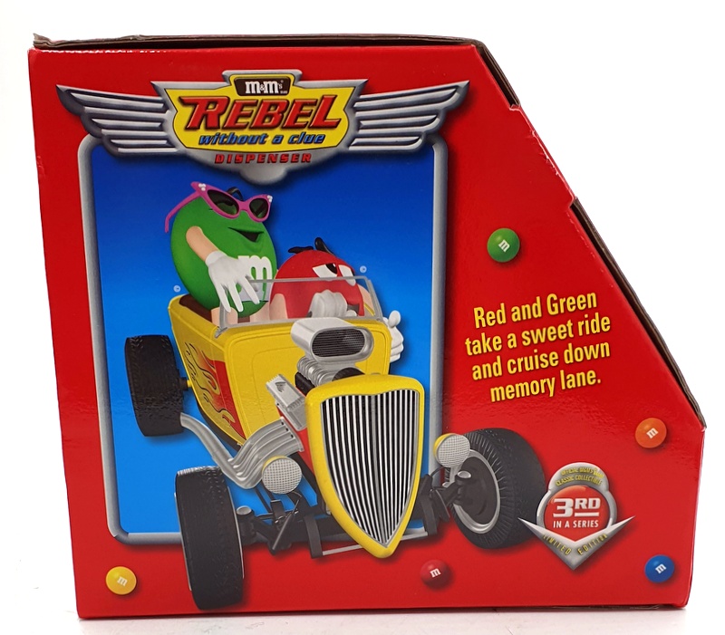 M&Ms 10558 - Rebels without a Clue Candy Dispenser Car - Yellow M&Ms 10558 - Rebels without a Clue Candy Dispenser Car - Yellow