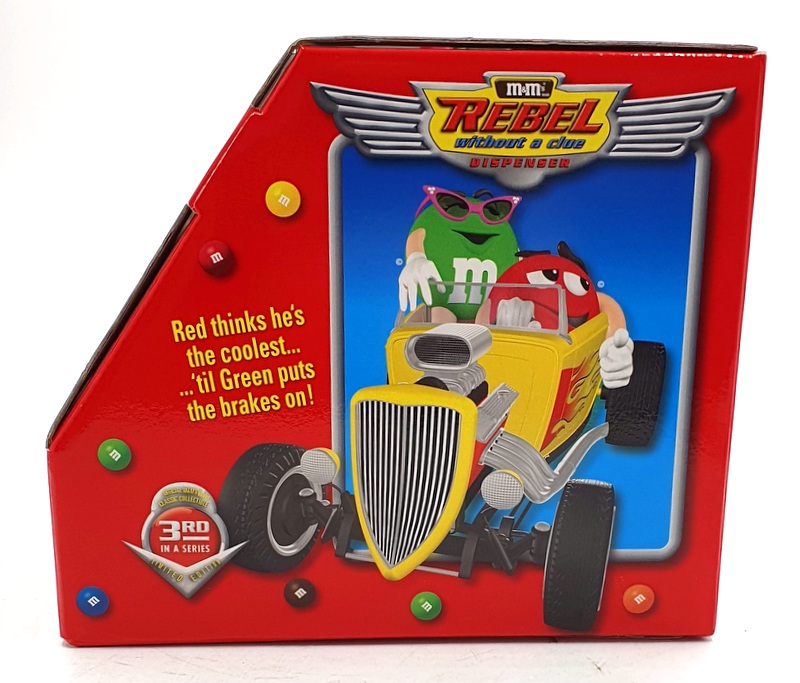 M&Ms 10558 - Rebels without a Clue Candy Dispenser Car - Yellow M&Ms 10558 - Rebels without a Clue Candy Dispenser Car - Yellow