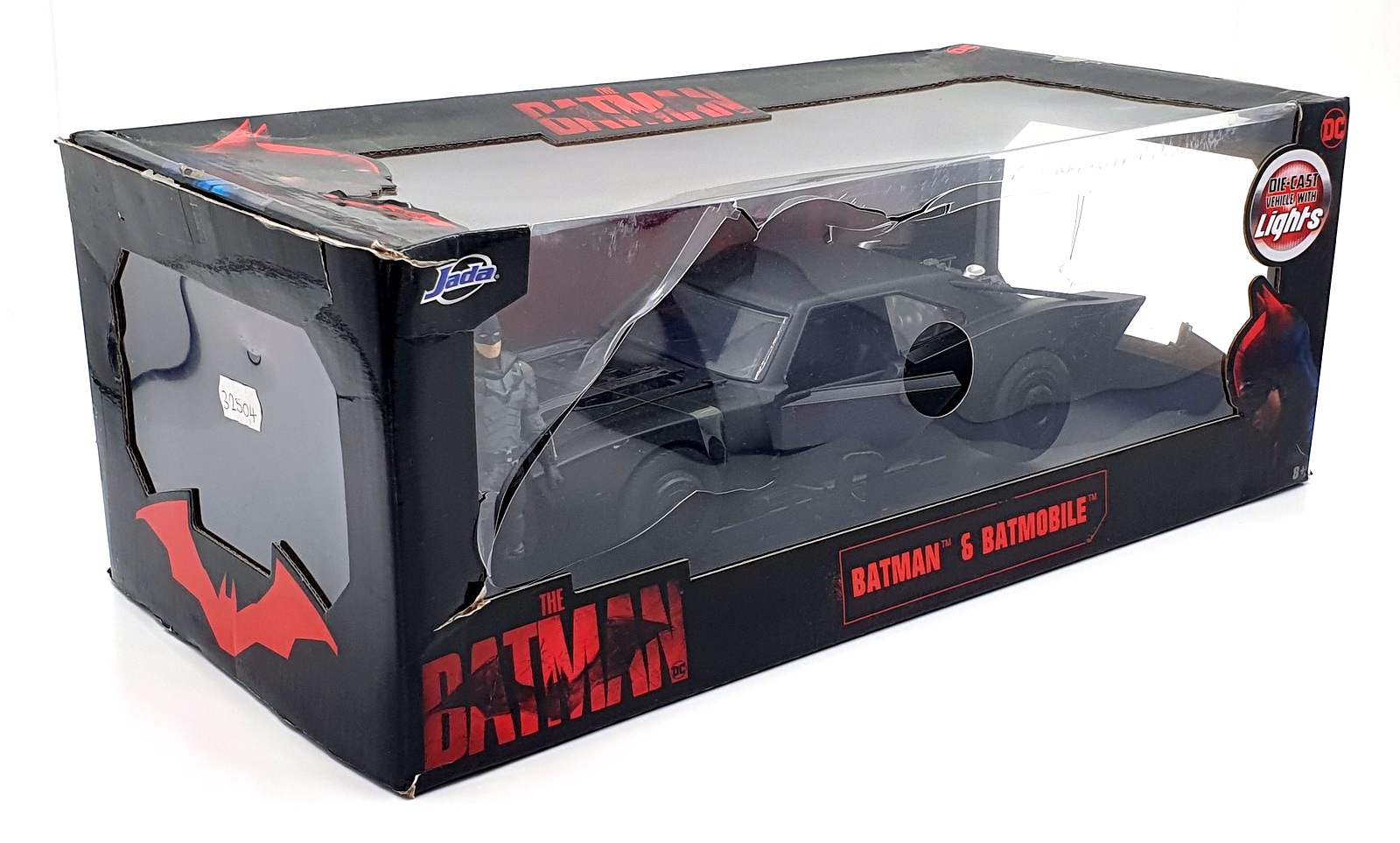 Jada 1/18 Scale 32504 - The Batman And Batmobile With Lights Jada 1/18 Scale 32504 - The Batman And Batmobile With Lights