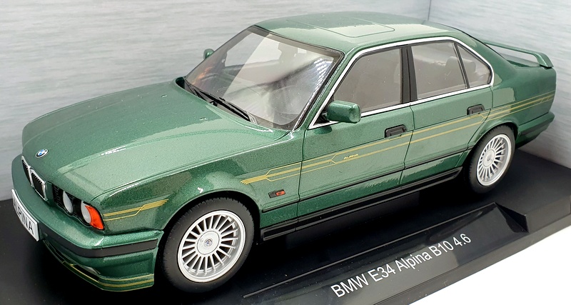 Model Car Group 1/18 Scale MCG18229 - BMW E34 Alpina B10 4.6 - Met Green