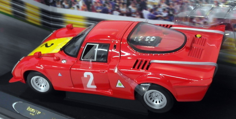 RICKO 1/18 SCALE 32146 - ALFA ROMEO 33.2 SERIES RACING IMOLA #2
