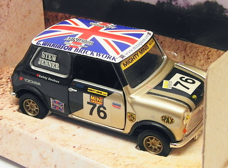 Corgi 1/36 Scale 04437 - Austin Mini Mighty Minis Racing Stewart/Jenner