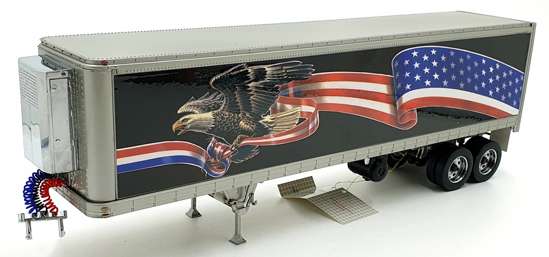 Franklin Mint 1/32 Scale B11UK53 - Refridgerated American Trailer - Silver/Black