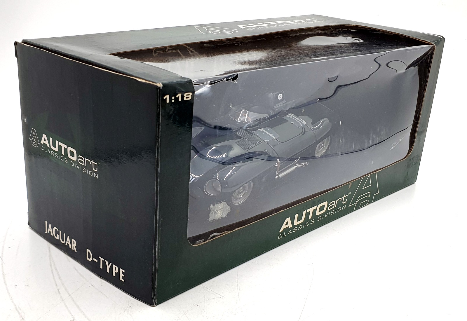Autoart 1/18 Scale 73561 - Jaguar D Type Short Nose - Green