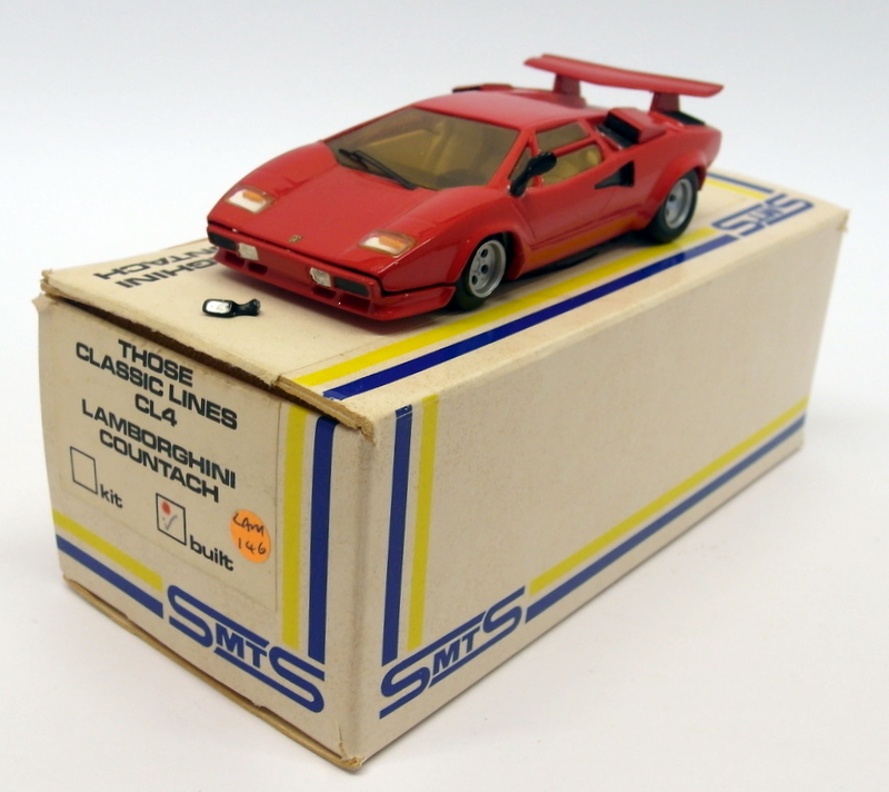 SMTS 1/43 Scale White Metal Built Kit - CL4 Lamborghini Countach LP5000