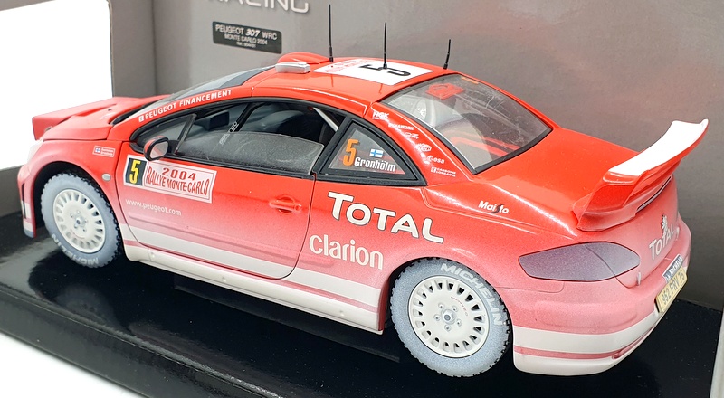 Solido 1/18 Scale Diecast 9044-01 - Peugeot 307 WRC RMC 2004 Gronholm #5 Solido 1/18 Scale Diecast 9044-01 - Peugeot 307 WRC RMC 2004 Gronholm #5