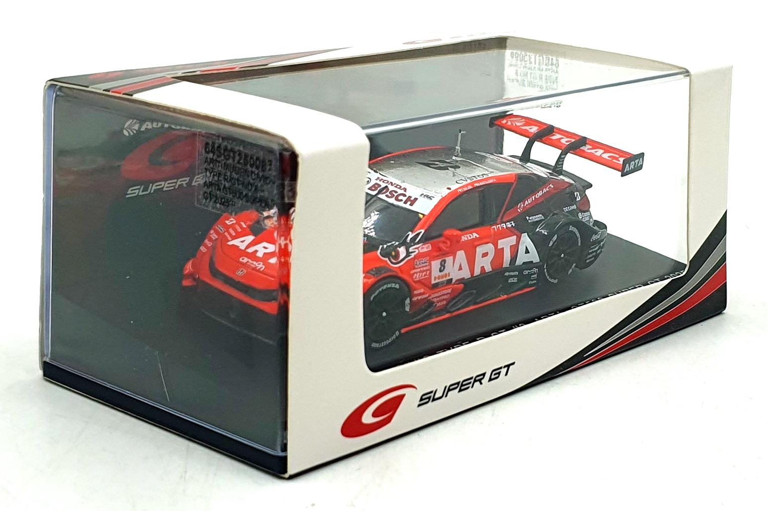 Spark Model 1/64 Scale 64SGT25008 - 2025 Honda Civic Type R-GT #8 GT500 Super GT Spark Model 1/64 Scale 64SGT25008 - 2025 Honda Civic Type R-GT #8 GT500 Super GT