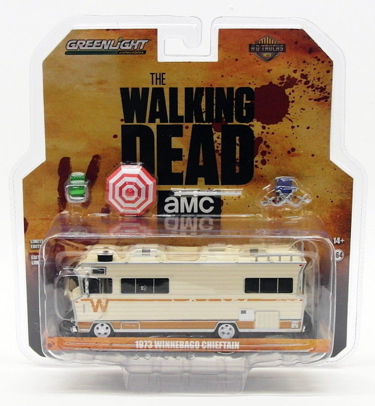 Greenlight 1/64 Scale 33100B 1973 Winnebago Chieftain The Walking