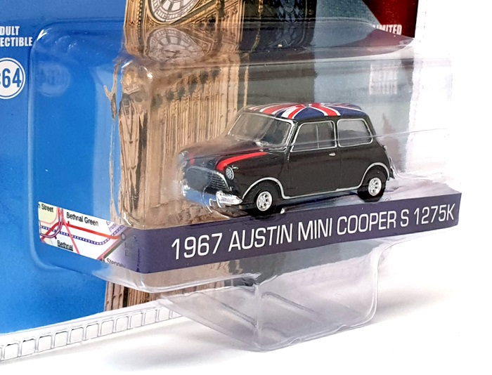 AKBミニカー セット Greenlight 1/64 Scale 51629 - 1967 Austin Mini Cooper S