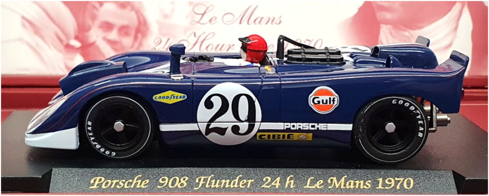 Fly 1/32 Scale Slot Car SM2 - Porsche 908 Flunder - #29 24h Le Mans 1970 - Blue