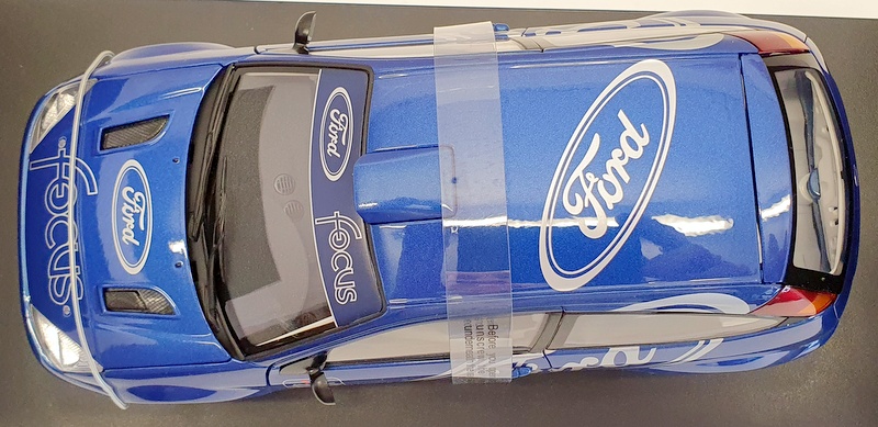 AutoArt 1/18 Scale Diecast 89910 - Ford Focus WRC '99 Presentation - Blue