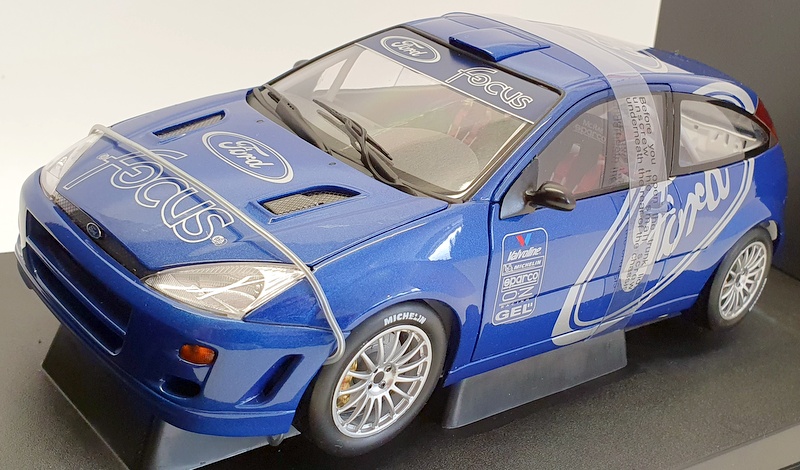 AutoArt 1/18 Scale Diecast 89910 - Ford Focus WRC '99 Presentation - Blue