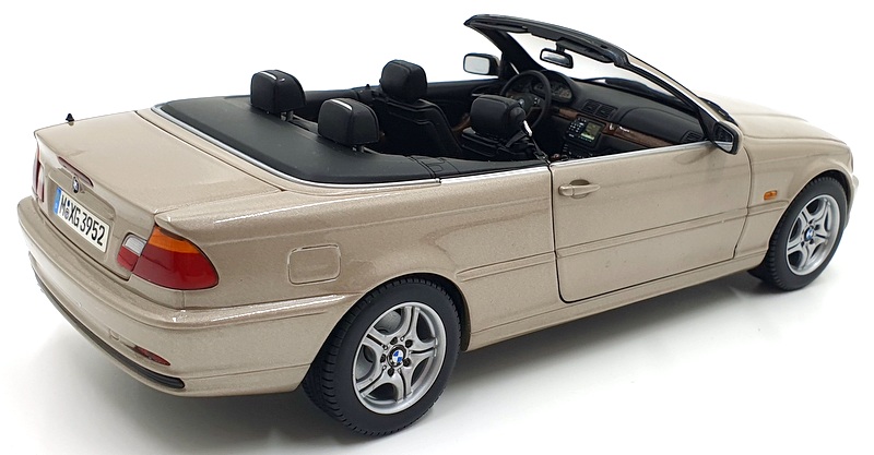Kyosho 1/18 Scale Diecast 80 43 0 009 756 - BMW 3 Series Cabriolet - Champagne