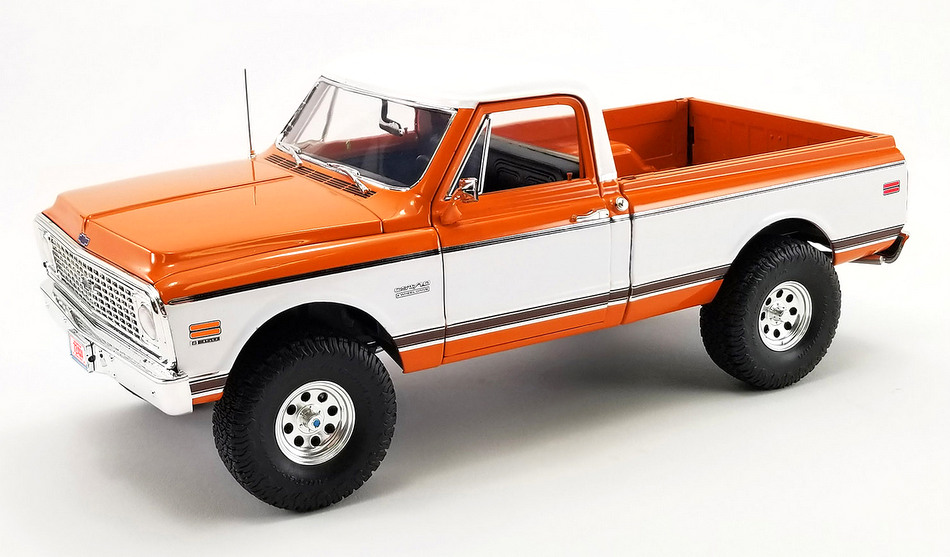 acmeアクメ/'70 Chevyシボレー K-10 4x4 1/18 限定 ACME 1:18 1970 Chevrolet K-10 4x4 (Black) - M & J Toys Inc