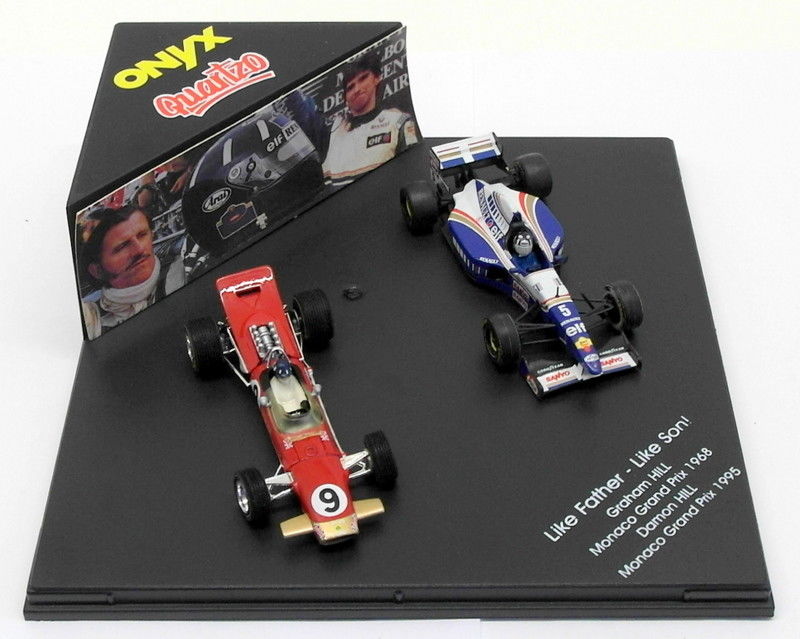 Quartzo 1/43 Scale Diecast LE-6 - G.Hill Lotus Ford D.Hill Williams Renault