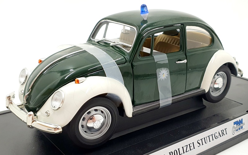 Road Signature 1/18 Scale Diecast 71101 - VW Beetle Kafer Polizei Stuttgart