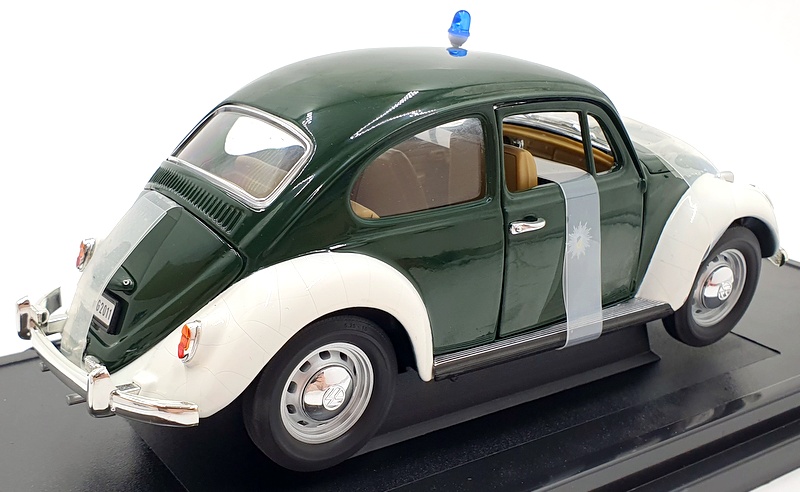 Road Signature 1/18 Scale Diecast 71101 - VW Beetle Kafer Polizei Stuttgart