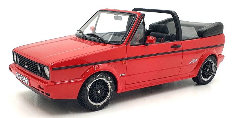 Otto Mobile 1/18 Scale Resin OT052 - Volkswagen VW Golf I Cabriolet - Red